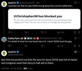 david blocked