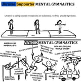 ukraine vatnik mental gymnastics