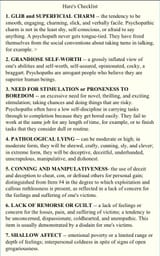 checklist 1