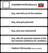 Putin just announced he will be running in Russia’s presidential elections next year! The ballots have already been printed