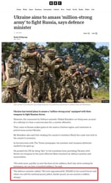 ukraine million man army 2022
