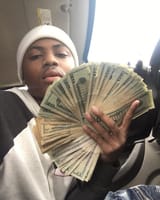 black with money