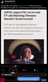 Thomas Massie deleted tweet