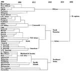 genetic distance map
