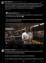 Nick effortlessly ratios Matt Welsh within 3 hours of him posting a tweet