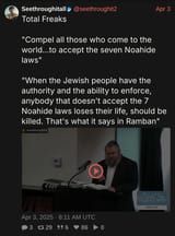 compel all to accept the seven noahide laws