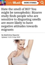 racism xenophobia body odor disgust immigration funny