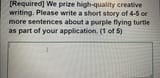 job turtle writing