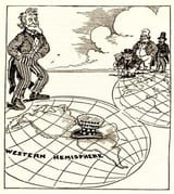 Uncle Sam minding his own business.