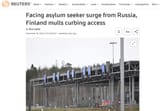 Russians escaping to Finland