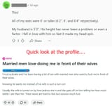women love their short husbands
