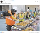 lunch time at ground zero