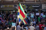 SyriaSuwaydaDruzeFlagProtestRC2A23A2WYMZ