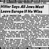 Holocaust-The-St-Petersburg-Times-August-1940-Hitler-says-all-Jews-must-leave-Europe-if-he-wi
