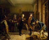 960px-Moritz_Daniel_Oppenheim_(1800-1882)_-_The_Elector_of_Hesse_Entrusting_Mayer_Amschel_Rothschild_(1743–1812),_with_His_Treasure_-_1535170_-_National_Trust