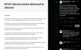 Most of the M1A1 Abrams tanks pledged by Australia have already been delivered to Ukraine, according to the Australian Defence Ministry. 19-07-2025 total of 49 tanks