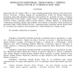 sporazum četničkog odreda zapovjednika Save Božića sa ustasama