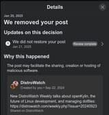 facebook ban