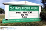 Cringe Church Sign