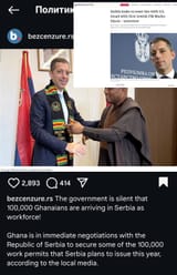 serbia FM tweet