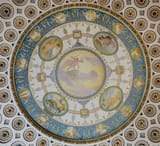 William de Leftwich Dodge (1867-1935) and Elmer Ellsworth Garnsey (1862-1946) Apollo surrounded by the elements and signs of the zodiac - Mural, Second Floor, Southeast Pavilion, Library of Congress-min
