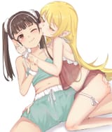 __oshino_shinobu_and_hachikuji_mayoi_monogatari_drawn_by_meemz_a__sample-2390bd9b3528a1a56263e68f09a53421