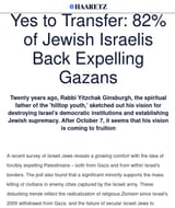 Screenshot 2025-07-20 at 17-43-50 Yes to Transfer 82% of Jewish Israelis Back Expelling Gazans - Israel News - Haaretz.com