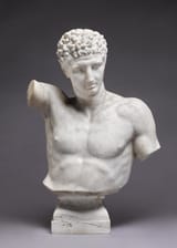 Unknown Artist after Antique (Probably 20th Century) Bust of Hermes - White marble (view 1)