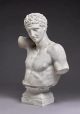 Unknown Artist after Antique (Probably 20th Century) Bust of Hermes - White marble (view 3)