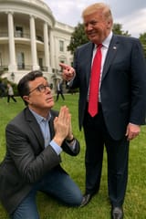 20250702_1241_Colbert&#039;s Humble Apology_simple_compose_01jz6049tpe0vtahme8nvv2gns