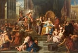 Antoine Coypel (Paris, Kingdom of France 1661-1722 Ibidem) Enée et Achate apparaissant à Didon (Aeneas and Achates appearing to Dido) - Huile sur toile c.1717