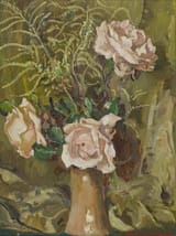 Ernst Liebermann - Rosen in einer Vase