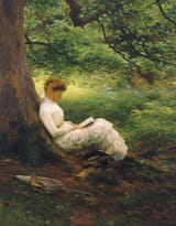 Joseph Farquharson (Edinburgh, Scotland, U.K. 1846-1935 Finzean, Aberdeenshire, Scotland, U.K.) Summertime - Oil on canvas