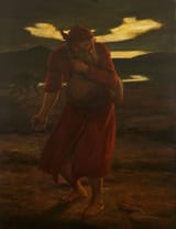 John Everett Millais (Southampton, Hampshire, England, U.K. 1829-1896 Kensington, London, U.K.) Parable of the Tares - Oil on canvas 1865