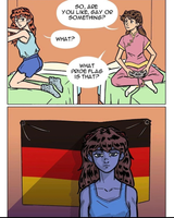German flag pride
