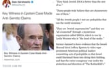 Epstein was Mossad - its antisemitism dershowitz