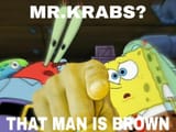 That man is brown