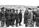 Field Marshal Erwin Rommel visited a unit of the &#039;Indian Legion&#039;