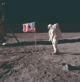 flag-resting-position-mission-Moon-Tranquility-Base-July-20-1969