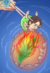 Separatist Lai Qingde&#039;s surrender in the fight against China for Taiwan independence