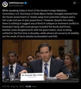 57 Rubio says Syria is on verge of total collapse