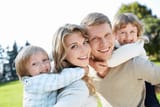 happy-family-children-outdoors-600nw-119918665