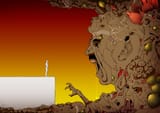 raging poo monster