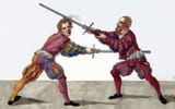 sword-fighting