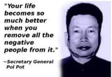 polpot motivational quote