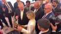 Azerbaijani President Ilham Aliyev thanked the Ukrainian Armed Forces in a moment captured on video. Journalist Olena Kurbanova handed him unit patches 20-07-2025 HD_thumb.jpg