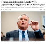 no overarching authority for you