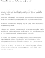 Pola miliona domaćinstava u Srbiji nema wc big