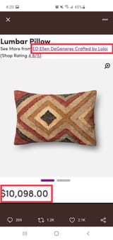 Ellen DeGeneres Pillow