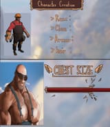 Heavy chest size